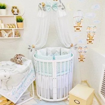 

Комплект в кроватку "Радуга 2" Комплекты в круглую/овальную кроватку