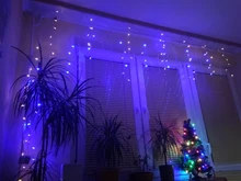 String-Lights Curtain Droop Icicle Outdoor-Decoration Christmas Garden Party 220V Drop-5m