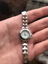 Relojes de pulsera pequeños de acero inoxidable para mujer, pulsera femenina de oro rosa de lujo, de diamantes, regalos, 1 Uds.