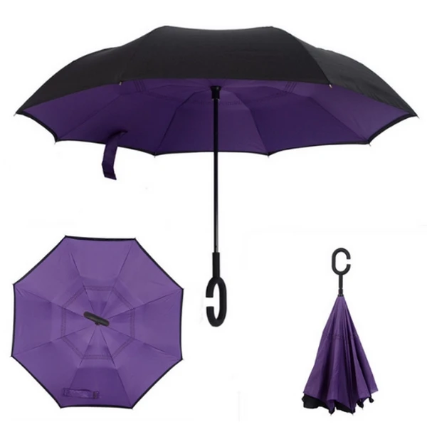 Зонт наоборот Up Brella сирень | Дом и сад