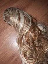 Similler-Peluca de cabello sintético largo ondulado de 22 pulgadas para mujer, pelo Afro de fibra resistente al calor, 18 estilos disponibles, colores combinados