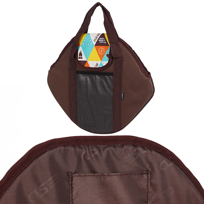 Storage Bag Camping Storage Bag Camping Cookware Bag 1Pc Outdoor Camping Kitchen Utensil Cookware Storage Bag Travel Barbecue Tray Frying Pan Organizer