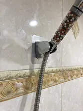 SHAI, recién llegado, soporte para cabeza de ducha montado en la pared, accesorio de baño, soporte de ducha ajustable de 7 velocidades, fácil de usar
