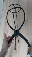 Alileader-soporte para pelucas de plástico para cabeza de maniquí peluca plegable soporte para pelucas