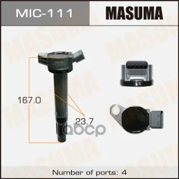 Катушка Зажигания Masuma Mic111 Masuma арт. MIC111