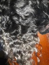 FASHION IDOL-Mechones con cierre, extensiones de cabello sintético rubio, degradado, de plata, gris, de moda, onda de agua, fibra, 20 pulgadas, 9 uds. por paquete