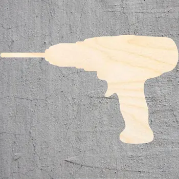 

drill silhouette Laser Cut Out Wood Shape Craft Supply Unfinished Cut Art Projects Craft Decoration Gift Decoupage Ornamente