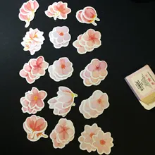 Mohamm-planificador de flores de cerezo japonés, diario de flores, decoración de papel, pegatinas Kawaii pequeñas, diario de álbum de recortes