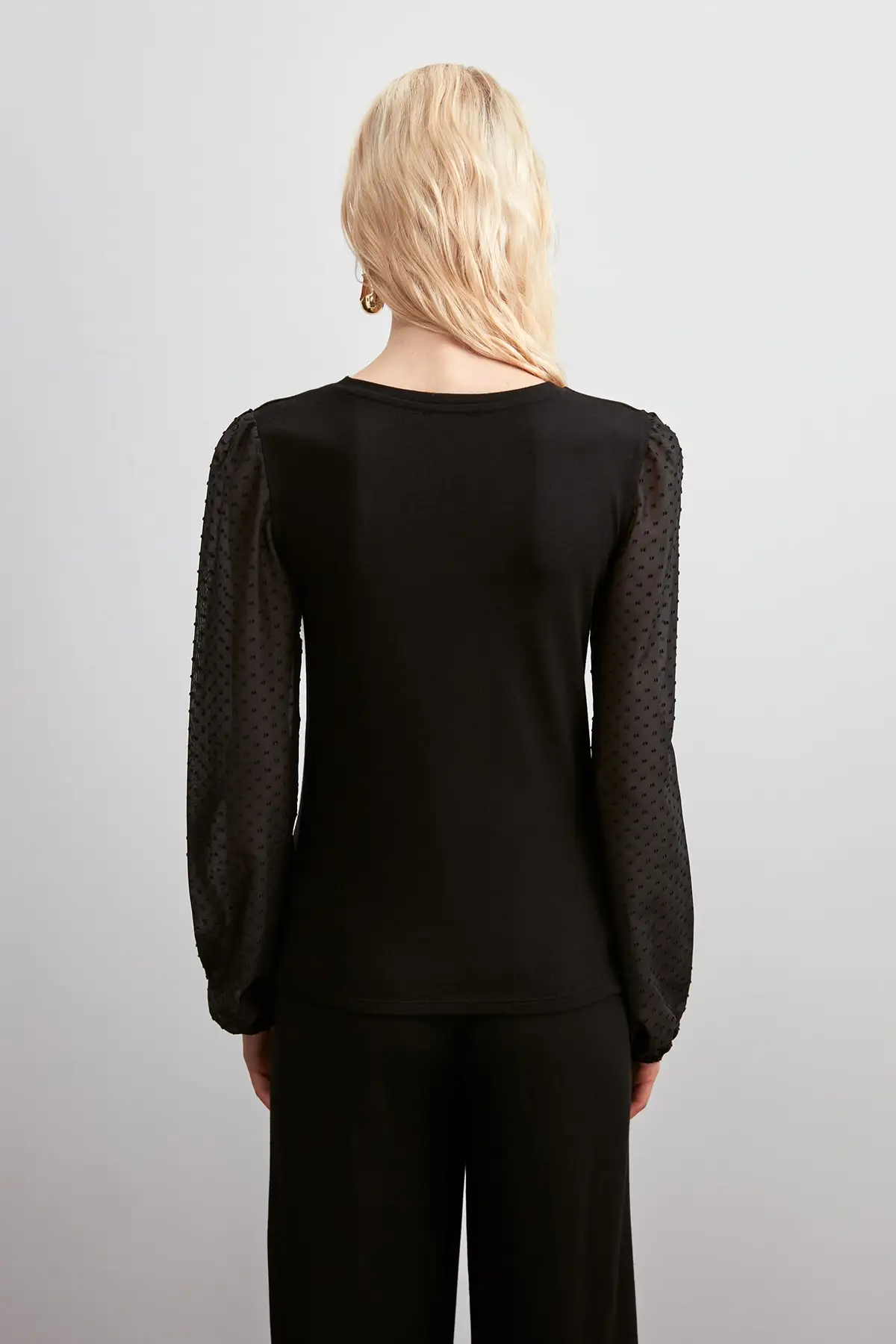 Trendyol трикотажная блузка из тюля TWOSS20BZ0105