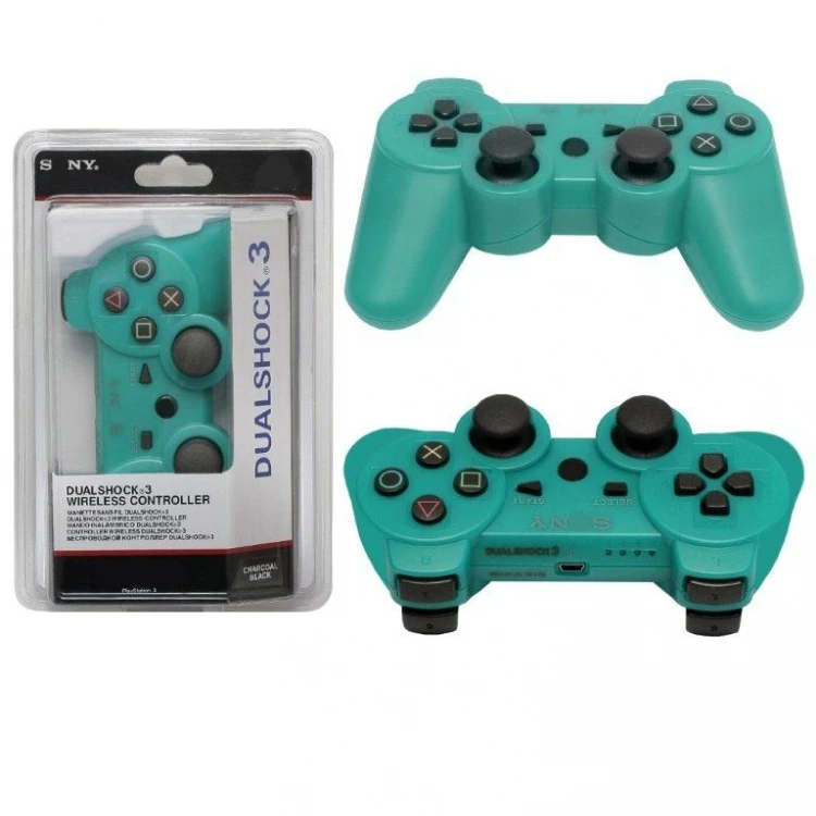 Джойстик PS3 (Bluetooth) беспроводной зеленый |
