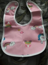 Recién Nacido bebé niño bebé bufanda impermeable, de Saliva bebé Saliva toalla babero de dibujos animados suave pelusa babero (Gamuza + PU impermeable de la capa)