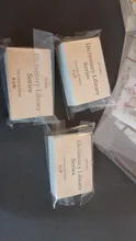 Bloc de notas con forma de libro Retro, 100 Uds., para diario de notas