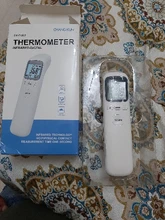 Termómetro Digital infrarrojo sin contacto para la frente para adultos/niños/bebés, termómetro de mano para la frente con pantalla LCD