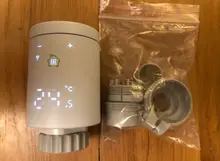 Tuya Smart ZigBee-válvula termostática programable para radiador, controlador de temperatura compatible con Alexa