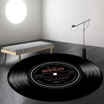 

Modern Classic Carpets for living Room Record Printed Bedroom Decor Rug Non-slip Durable Mats Living room Decoration tapetes