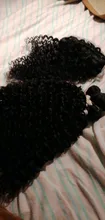 Mágico Pelo Rizado Afro tejido de pelo sintético 16-20 pulgadas 7 unids/lote mechones con cierre encaje africano extensores de cabello para mujer