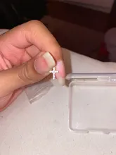 Pendientes minimalistas de Plata de Ley 925 con circonita cúbica para mujer, joyería sencilla geométrica cruzada, pendientes de plata y oro