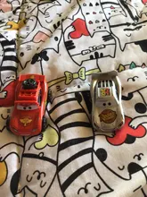 Disney Pixar-Coche de juguete de Cars 3 para niños, vehículo de aleación fundido a presión, Rayo McQueen, Jackson Storm Ramirez 1:55, n. ° 95