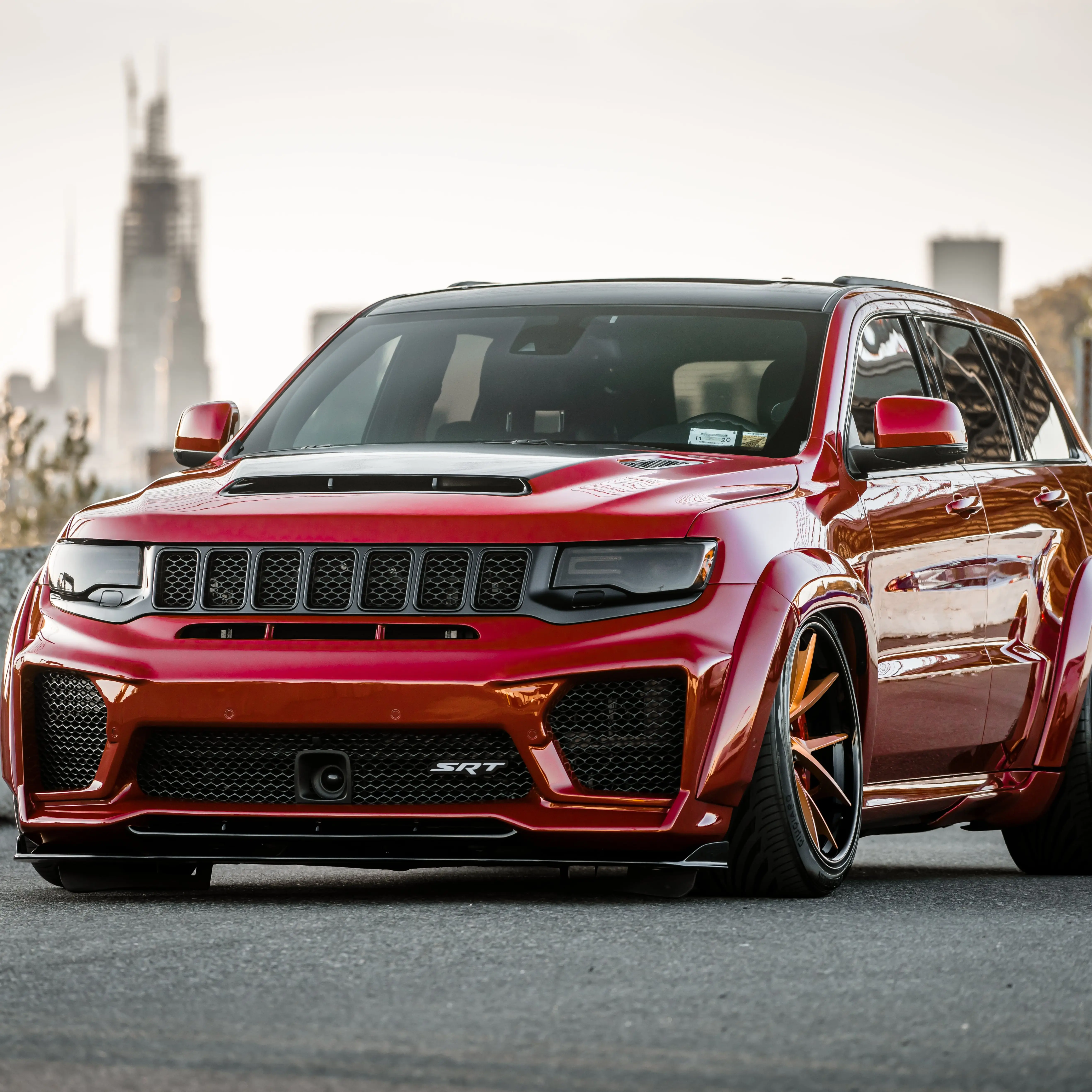Tyrannos V3 Body Kit For Jeep Grand Cherokee Wk2/srt/trackhawk Renegade