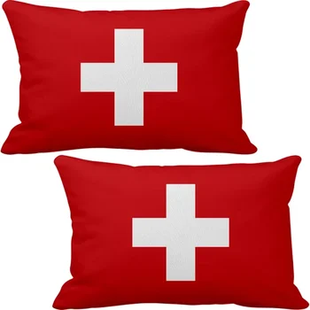 

ASR Switzerland Flag 2 Pieces Black Luxury Car Neck Pillow