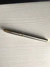 Pluma estilográfica de Metal de alta calidad, suministros de papelería para oficina y escuela, escritura, negocios, firmar, caligrafía, 1 unidad, 03923