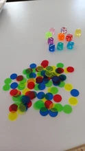 Poker-Chips Bingo-Markers Casino Plastic 4-Colors 100pcs for Fun Family Club Carnival