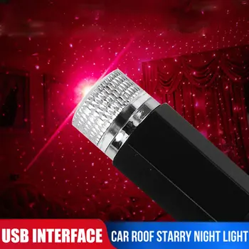

Mini LED Car Roof Star Night Light USB Decorative Lamp Projector Adjustable Atmosphere Home Ceiling Decor Light