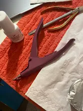 Cortaúñas de decoración de uñas profesional, cortador de bordes de puntas postizas de tipo U, manicura colorida, herramientas de arte de uñas de acero inoxidable