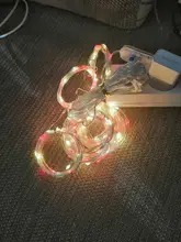 Light USB Window-String-Lights Led Curtain Remote-Control Party-Decoration Fairy-Christmas-Garland