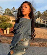 30 pulgadas de la onda del cuerpo de la peluca con malla Frontal Pre arrancado 13X4 peluca Frontal de encaje profundo onda suelta cabello humano 360 cabello peluca Frontal de encaje Bob brasileño