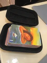 Estuche rígido de 7 colores para juegos de mesa, fundas de transporte con cremallera, caja de almacenamiento