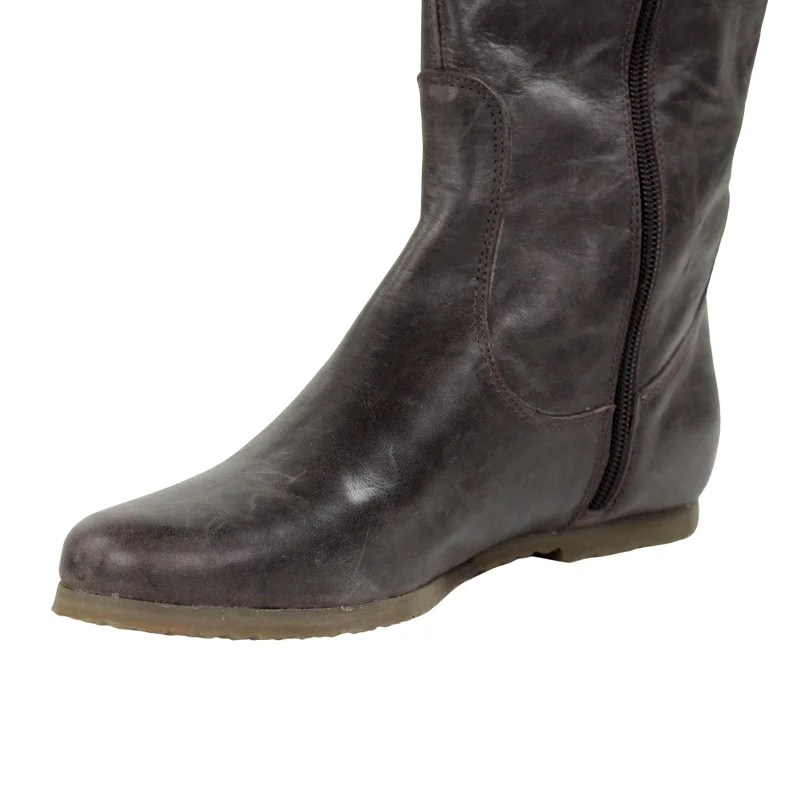 Igualados. piel cuero. Botas de mujer mosqueteras marrones. Estilo , moda y  calidad.Zapatos de mujer .o904xal - AliExpress Calzado