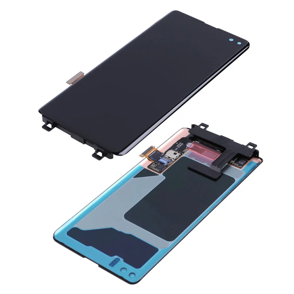 AMOLED дисплей для SAMSUNG S10 S10e ЖК сенсорный экран дигитайзер дисплей сборка для SAMSUNG Galaxy S10 Plus экран
