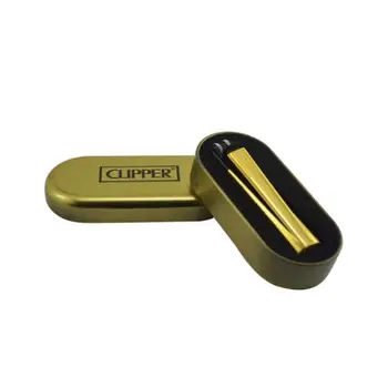 

for CLIPPER gas lighter. Cigarette case Can be put into Lighter Outdoor Waterproof color gold