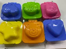 Boiled Egg Mold Cute Cartoon 3D Egg Ring Mould Bento Maker Cutter Decorating Egg Tool