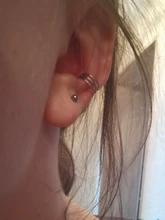 Pendientes de Clip de Cruz Simple para mujer y niña, aretes de circonia cúbica con perlas, sin Piercing, joyería