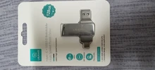 USAMS-unidad Flash OTG 3 en 1 Tipo C + USB 3,0, memoria USB de alta velocidad, llave USB 16G, 32GB, 64GB, 128GB, 256G, para teléfono/tableta