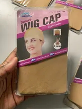 Gorro de peluca marrón, Red para el pelo, malla para peluca, tejido elástico, 5 colores, paquete de 2 unidades