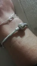 Pulsera de cadena plata de primera ley con cuenta para mujer, brazalete con abalorio, plata esterlina 925, con logotipo S925, hecho a mano