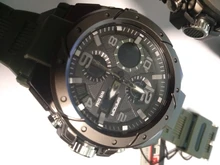 SANAD-reloj deportivo de lujo para hombre, cronógrafo de cuarzo, resistente al agua hasta 5atm, Shock, masculino, 6008