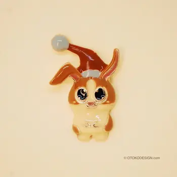 

Badge metal Hare in Cap (51171)
