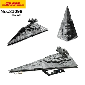

IN STOCK 81098 5782Pcs Star Toys Wars 75252 UCS Imperial Star Destroyer Building Blocks Bricks Kids Christmas Toys Gifts 05027