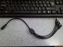 Uds cámara de seguridad CCTV 1 DC hembra a 2/3/4/5 macho adaptador de Cable de alimentación conector de Cable divisor para tira de LED