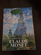 Monet-set de 30 hojas de sobres para postales de artistas famosos, tarjetas postales en inglés, ilustraciones, Serie de Museo de Arte, Picasso, Van Gogh