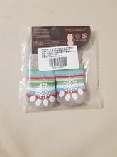 Conjunto de 4 Calcetines antideslizantes de algodón para perros pequeños, para otoño e invierno, antideslizantes, protectores de patas