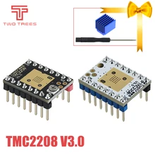 Motor paso a paso de dos árboles TMC2208 V3.0, controlador silencioso, Stepstick de reemplazo con destornillador cerámico para SKR V1.3, controlador de jabalí