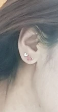 Mini juego de pendientes de estrella de corazón para mujer, pendientes pequeños de hoja cuadrada, aretes de perlas, joyería coreana 2020