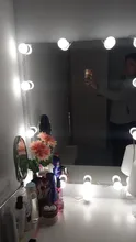 Bombillas LED para espejo de maquillaje, USB, Hollywood, luces de tocador, iluminación de tocador de baño, lámpara de pared LED regulable