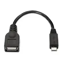 USB 2,0 A к Micro USB B Кабель NANOCABLE 10.01.3500 15 см черный