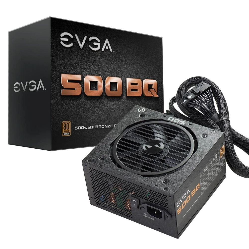 Блок питания EVGA BQ 500W 80Plus Bronze [110 0500 K2]|Блоки для компьютеров| |